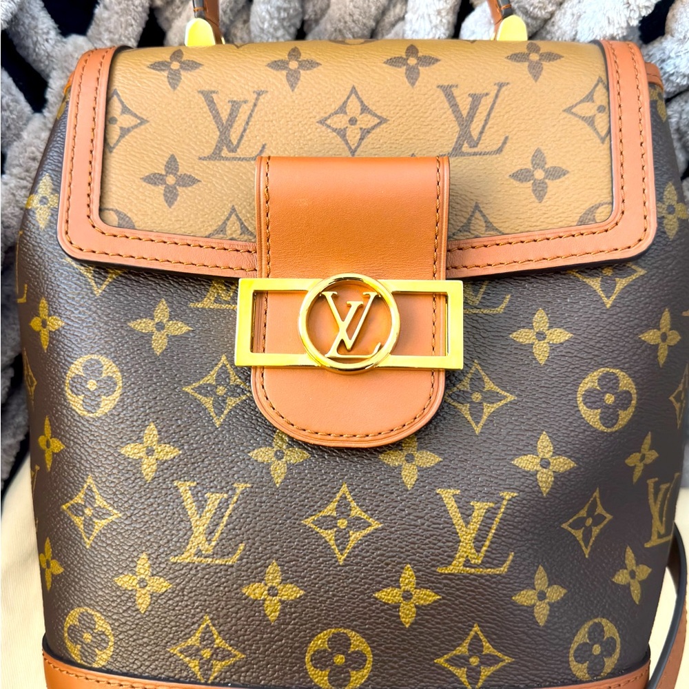 LV Dauphine Reverse Monogram Backpack